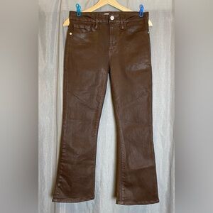 Frame Denim Women’s Boot Cut Jeans in Chocolate Brown